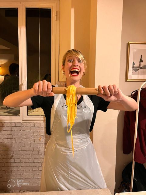 Rome: Pasta Making Class with Wine, Limoncello, and Dessert - Your 3-hour flow: learn, make, cook, and share