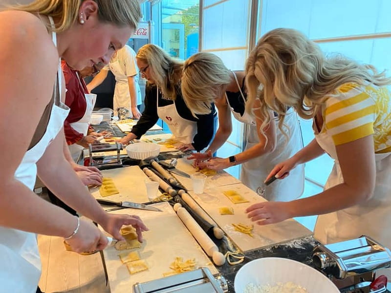 Rome: Pasta, Ravioli & Tiramisu Class with Unlimited Wine - The Meal Portion: Chips, Bruschetta, Your Pastas, and Your Tiramisu