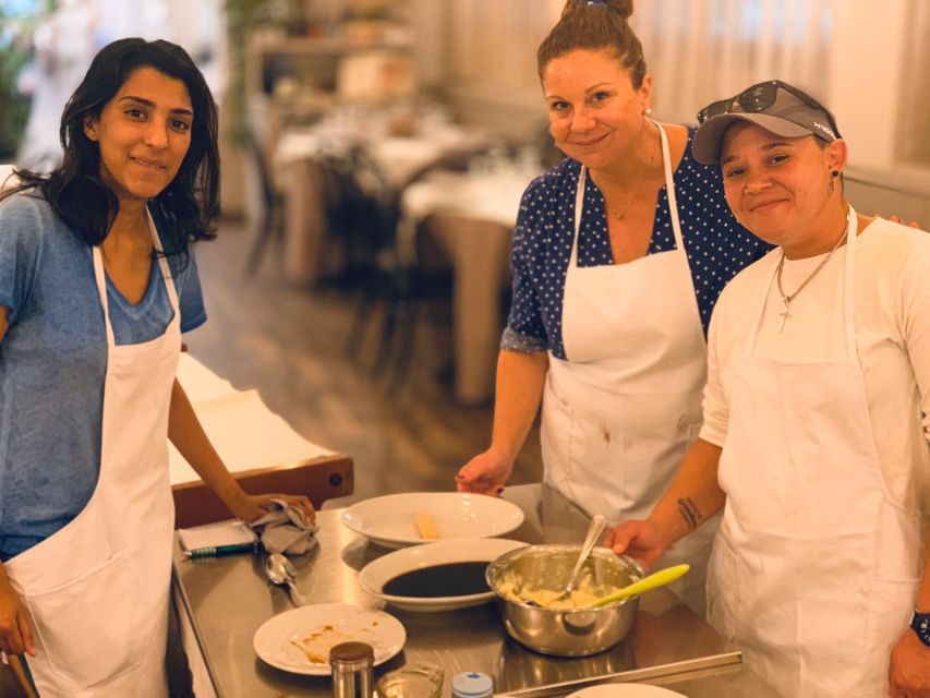 Rome: Pasta & Tiramisu Class with Free Flowing Fine Wine - The 3-course meal: eat what you made, plus one more reason to stay