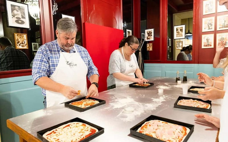Rome: Pizza and Tiramisù Cooking Class with Glass of Wine - Chef-led coaching: the names that show up in great classes