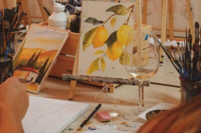 Rome: Tipsy Painting Class with Fine Wine and Arts - The 2.5-hour painting flow: iconic landmarks to your own canvas