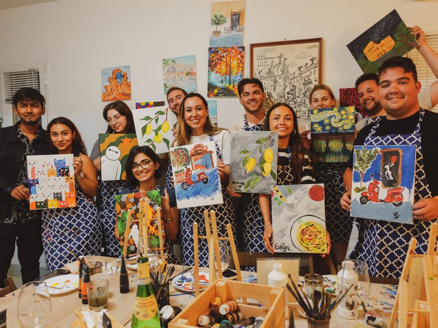 Rome: Tipsy Painting Class with Fine Wine and Arts - Price and value: where $70 really lands in Rome
