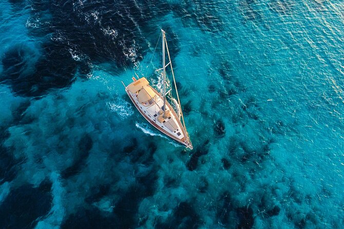 Sail Taste Connect a Semi Private Sailing with Seafood and Wine - South Coast Beach Stops: Psarou to Super Paradise, With Flexibility