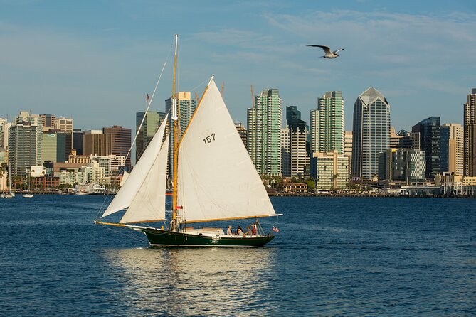 San Diego Sunset or Afternoon Sail on Classic Yacht - Coronado Bridge: panoramic photos at ship-speed