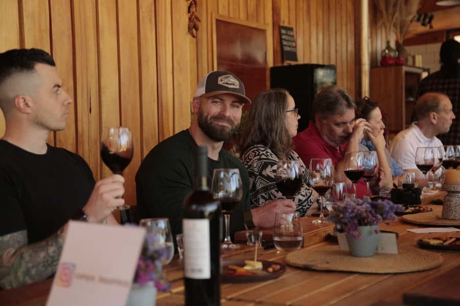 Santiago: Maipo Valley Wine Tasting Tour with 4 Vineyards - Stop 3: TerraMater, lunch on your own tab, and olive oil you can buy at cellar price