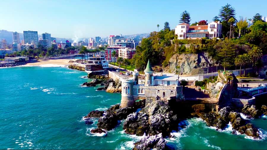 Santiago: Viña del Mar, Valparaiso, with Wine Tasting - Caleta Portales Pier: Seafood Energy and Wildlife Moments