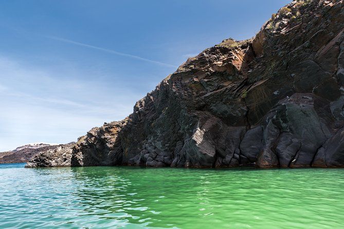 Santorini Caldera Sunset Sailing Cruise with Dinner and Wine - Volcano hike, hot springs swim, dinner on the water