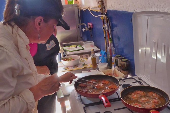 Santorini Family Farm Food & Wine Tour with Cooking Class - What You’ll Eat and Drink: Tomato Fritters, Fava, Eggplant, and Homemade Marmalade