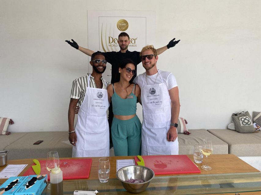 Santorini: Private Cooking Class and Wine Tasting Tour - Lunch + Aperitifs: The Meal Isn’t an Add-On