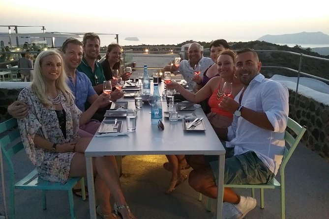 Santorini Sunset Wine Tour with Santo Winery Views - A 4-hour Santorini wine loop with pickup handled