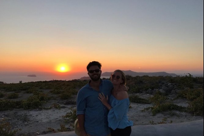 Santorini Sunset Wine Tour with Santo Winery Views - The Santo Wines sunset finale: Greek cheeses, tapas, and big views