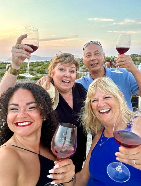 Santorini: Tour of Wineries with Wine Tasting & Food - Winery Stop 2: Meal Time with Paired Wine and Food Tastings