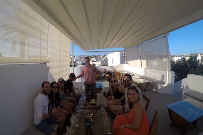 Santorini Wine Adventure with 12 Wine Tastings, Tapas and Sunset - Sunset upgrade at Santo Wines: the full caldera view, plus photos