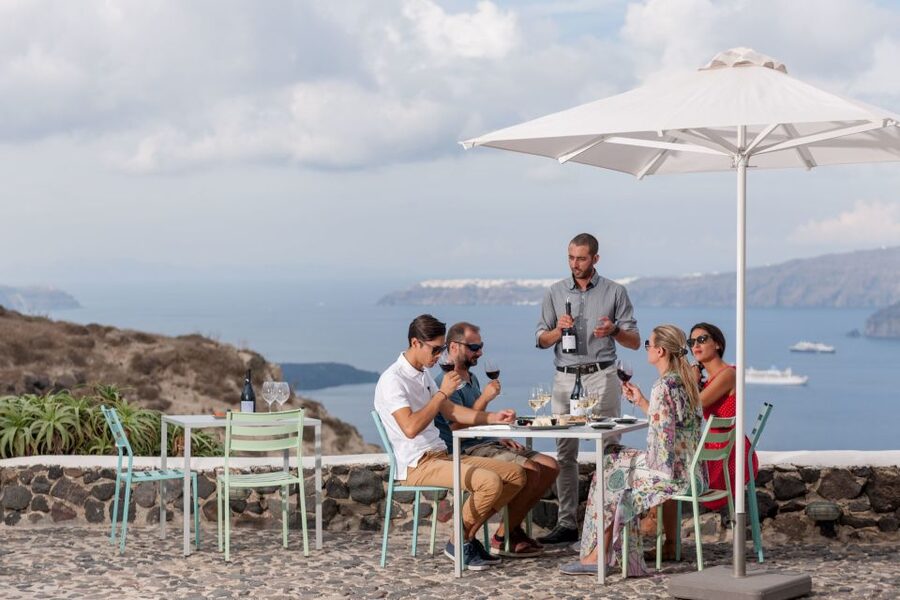 Santorini Wine Roads: Tour of 3 Wineries with a Sommelier - Luxury Pickup and a Scenic Drive Around the Island