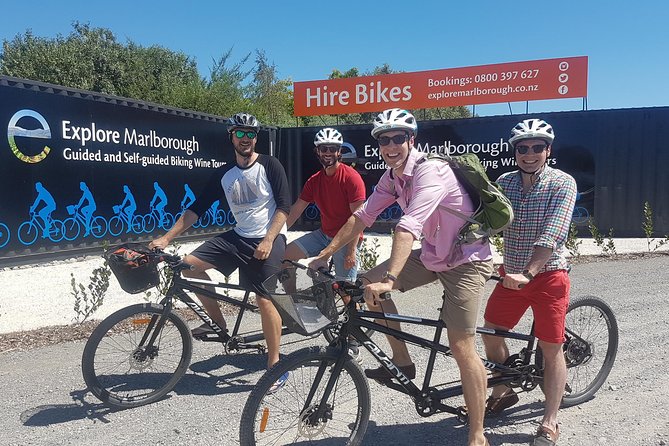 Self-Guided Biking Wine Tour (full day) in the Marlborough Region. - First stop at Vines Village: briefing, bikes, and easy facilities