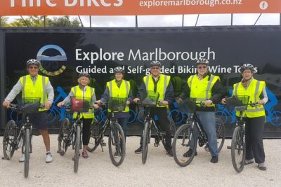 Self-Guided Biking Wine Tour (full day) in the Marlborough Region. - What makes the biking easy: flat roads, bike lanes, and e-bike range