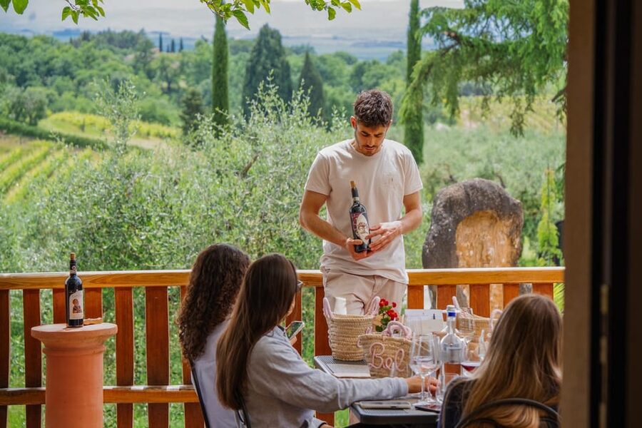 Siena: winery tour, wine tasting and lunch - The Start at San Giorgio a Lapi: A Vineyard Walk That Sets the Mood