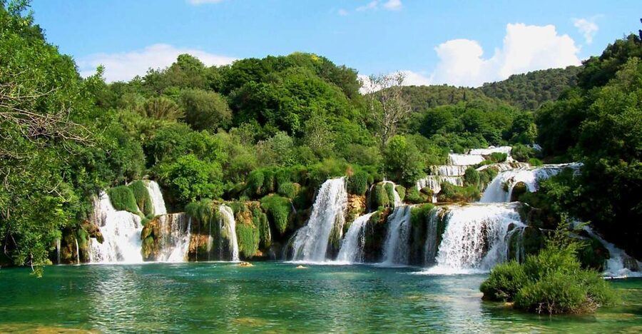 Split/Trogir: Krka National Park Day Trip with Wine Tasting - Krka National Park via Skradinski Buk: the waterfall stop that anchors the day