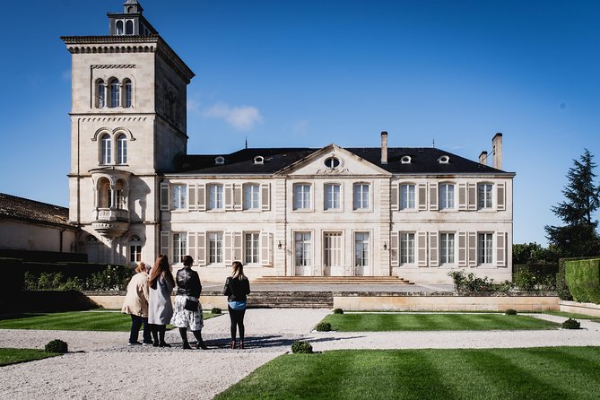 St-Emilion & Médoc Wine Day Tour: Chateaus, Tastings and Lunch - Château Dauzac in the Médoc: 1855 class and serious pours