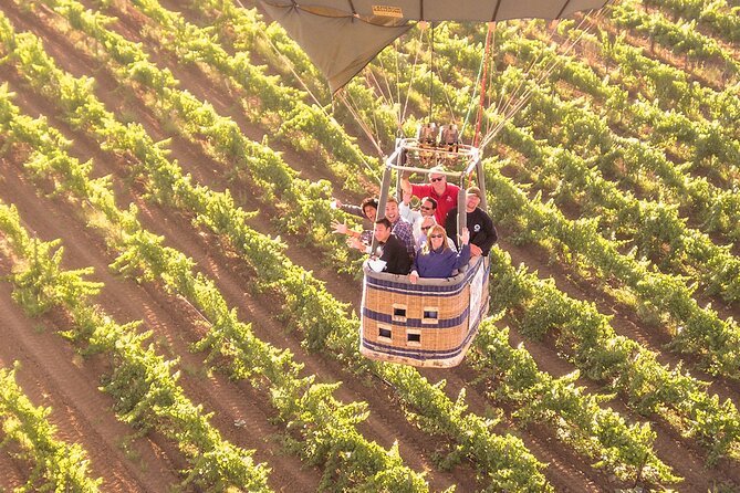 Sunrise Hot Air Balloon Flight over the Temecula Wine Country - Europa Village start and the easy parking win