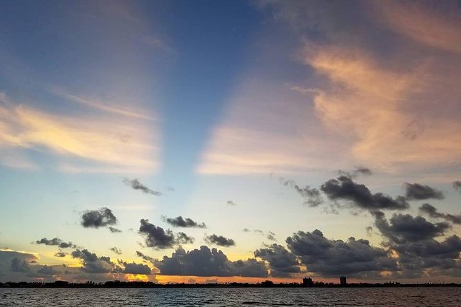 Sunset Sail in Miami: Complimentary Champagne Toast - When the sailing turns ocean-side: Port of Miami and South Beach views