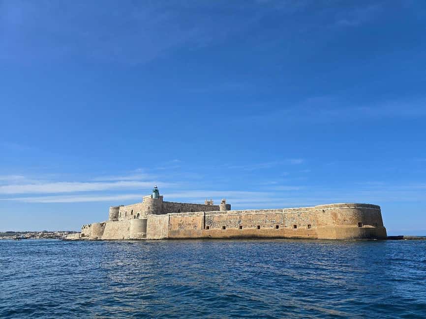 Syracuse: Boat Trip with Lunch, Wine, and Swimming Stops - The 4-hour rhythm: sea caves, Plemmirio, then Ortigia by boat