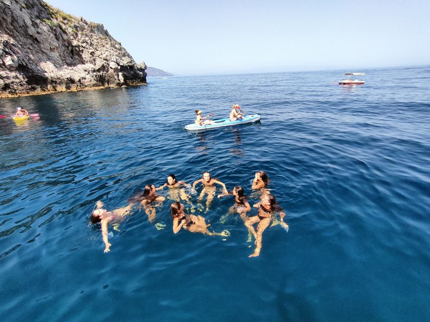 Taormina: Coastal Highlights Cruise with Wine & Food Tasting - The Taormina to Giardini Naxos coast: what you’ll see between stops