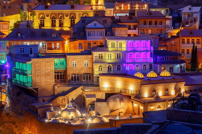 Tbilisi:Evening Walking & Talking Tour with Wine & Boat Ride - Rustaveli Avenue and Liberty Square: The City’s Big-Shoulder Opener