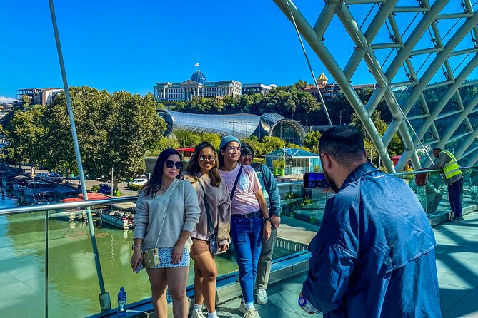 Tbilisi Walking Tour Including Cable Car and Traditional Bakery - Peace Bridge and Sololaki Hill: Modern Design Over the River