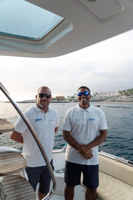 Tenerife: Shared Yacht Cruise with Champagne and Tapas - La Caleta Stop: Photo Moments, Swimming, Snorkeling, and Toys
