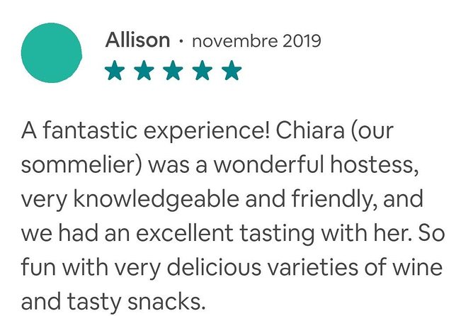 Tour in the Winery and tasting - Guides like Chiara and Georgia: where the personality shows up