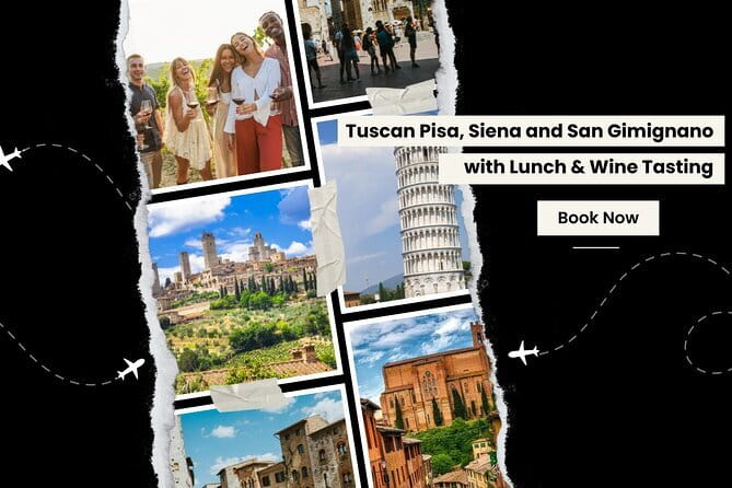 Tuscany Experience: Pisa, Siena, San Gimignano & Wine Tasting - Siena: Piazza del Campo, the Cathedral, Contrade, and your chance to breathe