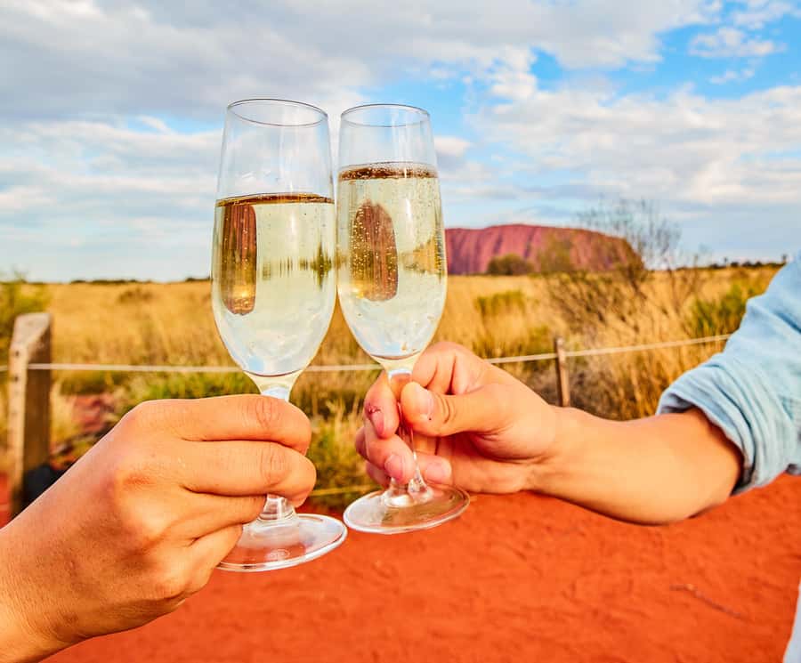 Uluru: Sacred Sites & Sunset Tour with Wine & Cheeseboard - Wine and cheeseboard nibbles: enough to feel special, not a meal