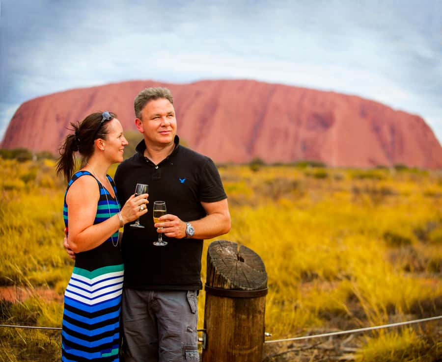 Uluru: Sunset, Sparkling Wine, Cheeseboard & Gourmet BBQ - The gourmet BBQ under the stars: food, drinks, and the moment lights go off