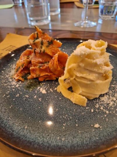 Vatican Pasta Class with wine and tiramisù - Meeting at TAVERNA VARRONE and what the setting is like
