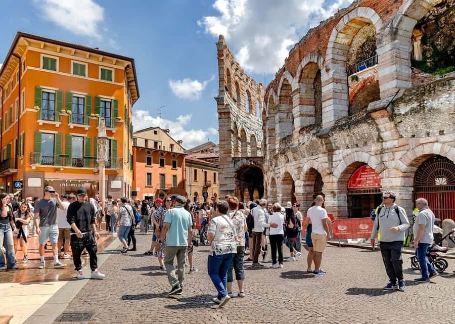 Verona: City Walking Tour with Cable Car & Wine Aperitif - Starting at Piazza Bra: The Arena Feel Without Going Inside
