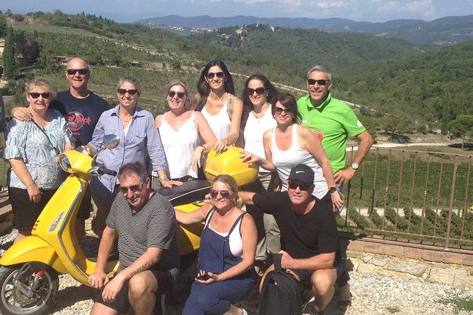 Vespa Tour with Lunch&Chianti Winery from Siena - Casale dello Sparviero winery: cypress trees, cellars, and tasting
