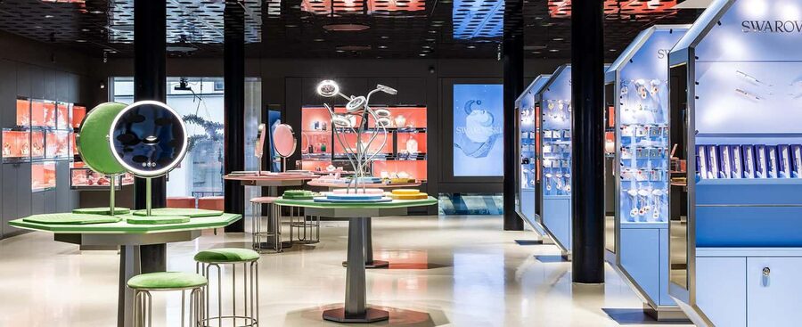 Vienna: Swarovski House Tour with Champagne and Gift - The product side: artful shopping and the wide Swarovski range
