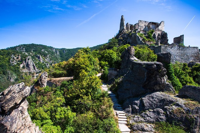Wachau Valley Wine Tasting Bike Tour from Vienna - Dürnstein Abbey Blue Tower and Richard the Lionheart Ruins