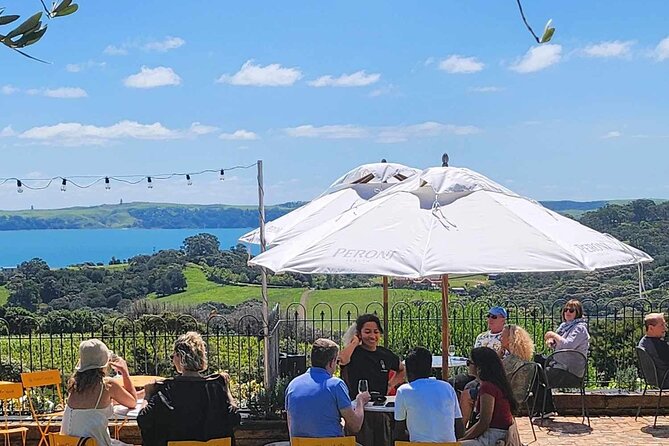Waiheke Island Day Tour: Ziplining, Wine Tasting & Vineyard Lunch - Cable Bay Vineyards: tasting on the west coast with Auckland in view