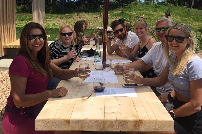 Waiheke island wine tours with Waitiki Tours - Getting Bearings on Waiheke: Oneroa Beach and the Palm Beach View