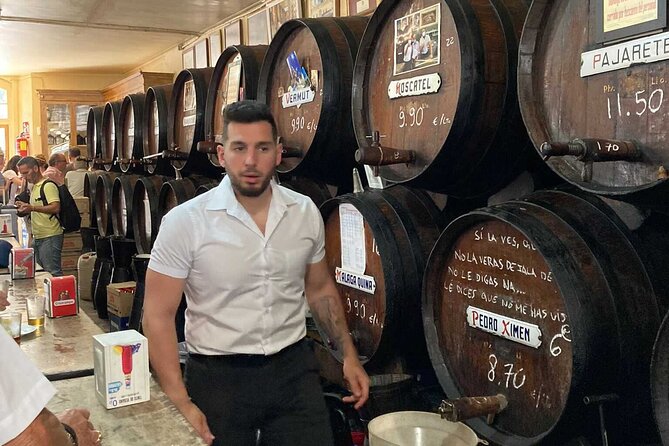 Wine and Tapas walking Tour in Malaga - Stop 3: the lively food-and-drink atmosphere (where you start to see Malaga’s culinary reputation)